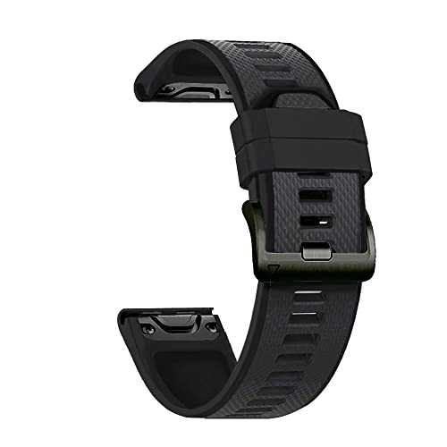 LKDJNC 26/22 mm Uhrenarmband für Garmin Fenix 6 6S 6X Pro 5 5X 5S Plus 3HR 935 945 Silikon Schnellverschluss Uhr Easyfit Handgelenkschlaufe, 22mm Fenix 6 6 Pro, Achat von LKDJNC