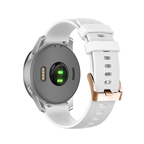 LKDJNC Silikon-Armband für Garmin Vivoactive 3S / 4S / Venu 2S, Roségold, 18 mm, For Vivoactive 4S, Achat von LKDJNC