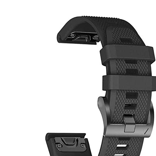 LKDJNC Silikon-Uhrenarmband für Garmin Fenix 7X 7 6X 6Pro 5 5X Plus Descent Mk2 D2 Schnellverschluss-Smartwatch-Zubehör, 26 mm, 22 mm, 22mm Fenix 5 5Plus, Achat von LKDJNC