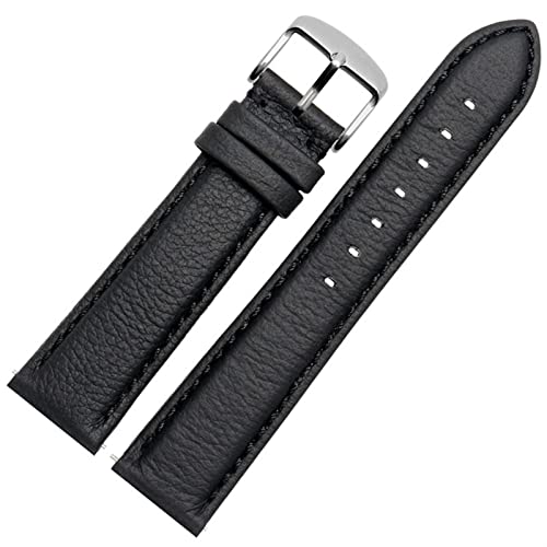 LKDJNC Uhrenarmband aus echtem Leder für Ticwatch 2 Uhrenarmbänder, 20 mm, Schnellverschlussstifte, 18 mm, Achat von LKDJNC