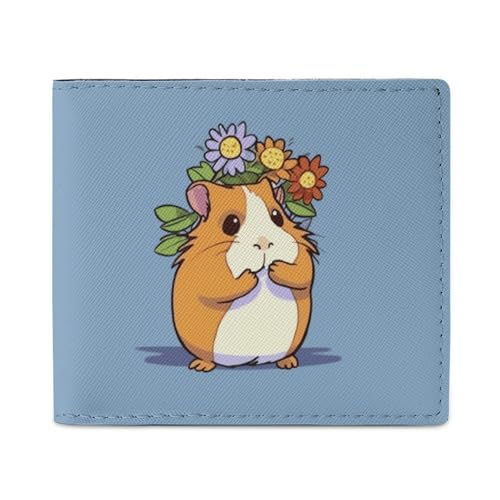 LKHDS Smiling Bifold Wallet with ID Window, Leather Slim Wallet Easy Access Compact Purse for Men Women LKHDS Smiling Bifold Wallet with ID Window, Leather Slim Wallet Easy Access Compact Purse for Men Women von LKHDS