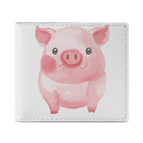 LKHDS Smiling Bifold Wallet with ID Window, Leather Slim Wallet Easy Access Compact Purse for Men Women LKHDS Smiling Bifold Wallet with ID Window, Leather Slim Wallet Easy Access Compact Purse for Men Women von LKHDS