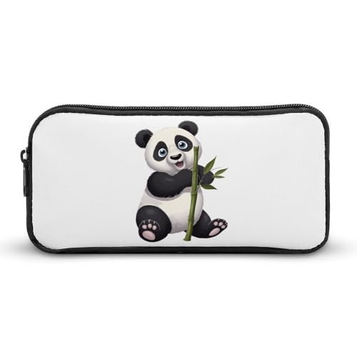 Naughty Panda Federmäppchen, großes Fassungsvermögen, minimalistisches Federmäppchen, leicht und langlebig, kleine Aufbewahrungstasche für Bürobedarf, Organizer Naughty Panda Federmäppchen, großes Fassungsvermögen, minimalistisches Federmäppchen, leicht und langlebig, kleine Aufbewahrungstasche für Bürobedarf, Organizer von LKHDS