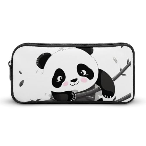 Niedliches Pandas-Federmäppchen, großes Fassungsvermögen, minimalistisches Federmäppchen, leicht und langlebig, kleine Aufbewahrungstasche für Bürobedarf Niedliches Pandas-Federmäppchen, großes Fassungsvermögen, minimalistisches Federmäppchen, leicht und langlebig, kleine Aufbewahrungstasche für Bürobedarf von LKHDS