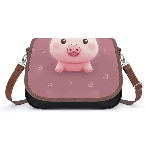 Smiling Umhängetasche für Damen, Leder, Crossbody-Tasche, verstellbar, abnehmbarer Schultergurt, freihändige Taschen Smiling Umhängetasche für Damen, Leder, Crossbody-Tasche, verstellbar, abnehmbarer Schultergurt, freihändige Taschen von LKHDS