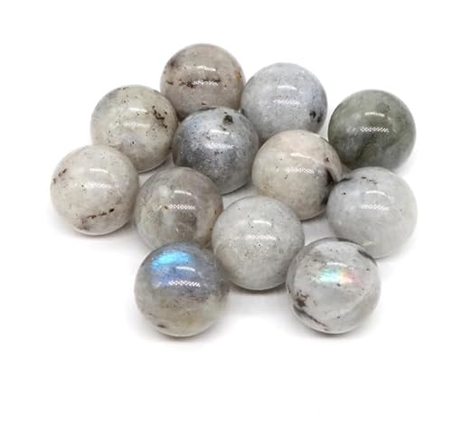 16 mm Kugel, Naturstein, Kugel, Tigerauge, Edelstein, Mineralperlen, runde Perlen, 20 Stück, Metall Zink Eisen, Amazonit von LKHFNBMUDCSX