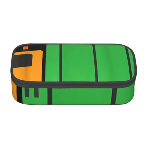 LKLDDPZB I Love Garbage Trucks Print Federmäppchen mit hoher Kapazität – Volldruck-Design, langlebige Oxford-Stoff-Konstruktion, vielseitige und organisierte Lösung für Ihre Schreibwaren und Zubehör, von LKLDDPZB