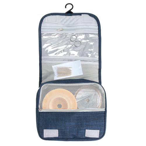 LKLKKC Stoma-Kolostomie-Reisetasche, hängende Stoma-Zubehörbeutel für Stoma, Kolostomie, Foley-Katheter, medizinische Versorgung, Ileostomie, Stomabeutel, Zubehör, Hänge-Toiletry Organizer von LKLKKC