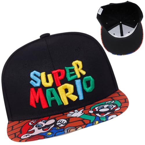 LKNBIF Children's Baseball Cap, Children's Boys Baseball Cap, Adjustable Sun Protection Hat for Girls Boys, Pink and Red von LKNBIF