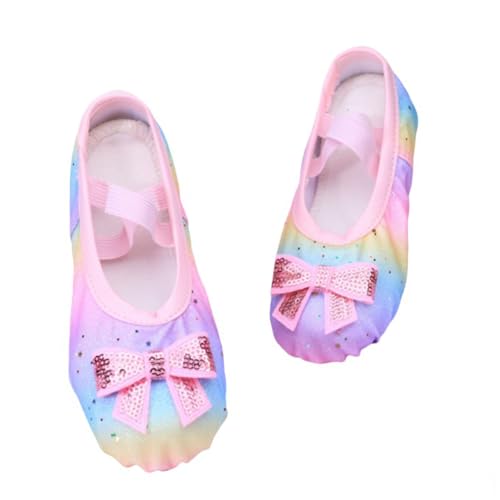 LKRSEEF Ballerina Turnschläppchen Mädchen Flache Schuhe Zum Kleid Turnpatschen Ballettschuhe Kinder Weite H Hausschuhe Gymnastikschuhe Für Ballettkleidung Barfußschuhe Balletschuhe Balleri LKRSEEF Ballerina Turnschläppchen Mädchen Flache Schuhe Zum Kleid Turnpatschen Ballettschuhe Kinder Weite H Hausschuhe Gymnastikschuhe Für Ballettkleidung Barfußschuhe Balletschuhe Balleri von LKRSEEF