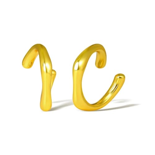 Ohrringe für Damen, Schmuck, klassisch, unregelmäßig, geometrisch, Clip, ohne Piercing, Ohrschnalle, Persönlichkeitszubehör von LKSXZASBB