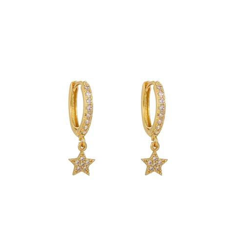 Ohrringe für Damen, Schmuck, kleiner Kreolen-Charm, rund, zeigen Sie Ihre Schönheit, vielseitig, modisch, exquisit, Einstellbar, Acryl von LKSXZASBB