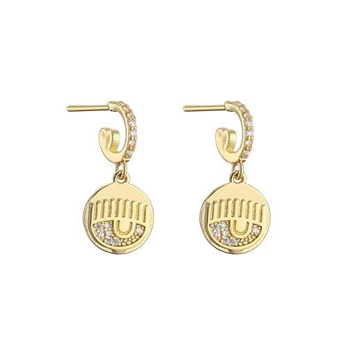 Ohrringe für Damen, Schmuck, rund, für Verlobung, Hochzeit, Mode, zeigen Sie Ihre Schönheit, Einstellbar, Acryl von LKSXZASBB