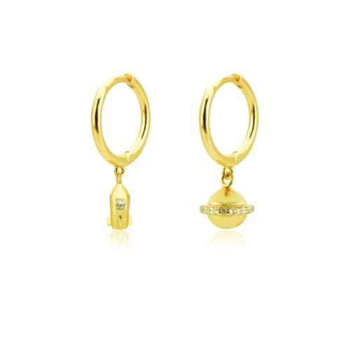 Ohrstecker, Damenschmuck, Modeschmuck, kurze baumelnde Ohrknochen, süß, trendig, für Damen, Einstellbar, Acryl von LKSXZASBB