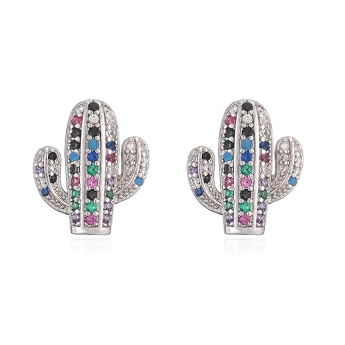 Ohrstecker, Damenschmuck, Schmuck, Kaktus, fünfzackiger Stern für niedlich, zeigen Sie Ihre schöne, vielseitige Mode, exquisit, Einstellbar, Acryl von LKSXZASBB