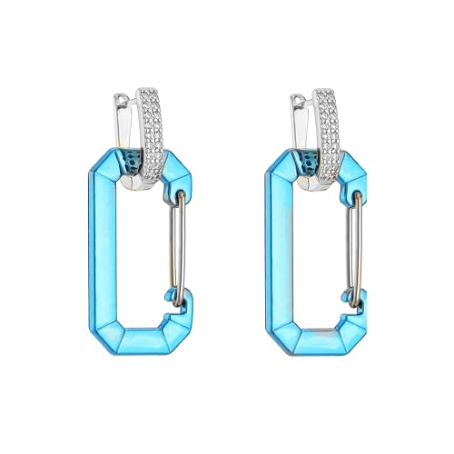 Ohrstecker, Damenschmuck, Schmuck, geometrischer Anhänger, trendiger Anhänger, modisches Piercing, Einstellbar, Acryl von LKSXZASBB