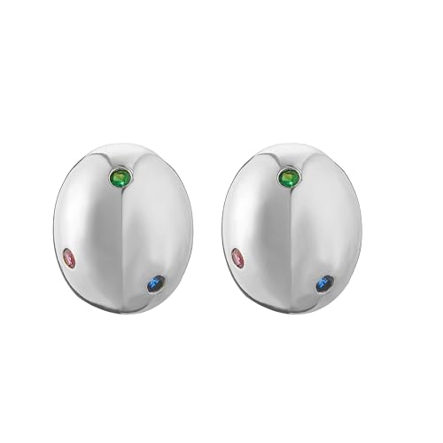 Ohrstecker, Damenschmuck, dicker Kreolen, modisch, rund, Persönlichkeit, zeigen Sie Ihre Schönheit, All-Match, exquisit, Einstellbar, Acryl von LKSXZASBB