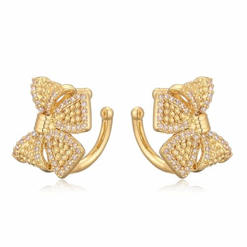 Ohrstecker, Damenschmuck, glatte Schleife, herzförmig, für Damenschmuck, hochwertiges süßes Design, zeigen Sie Ihre Schönheit, vielseitig, modisch und exquisit, Einstellbar, Acryl von LKSXZASBB