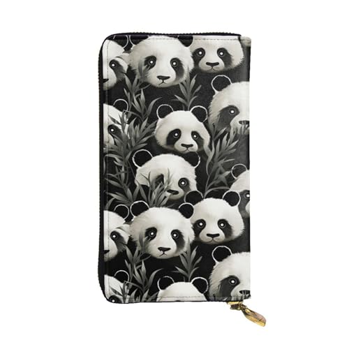 LKTPSKQRY Damen-Geldbörse, Leder, schmal, lang, Kartenhalter, Reißverschluss, Clutch, Panda-Grafik, Schwarz und Weiß LKTPSKQRY Damen-Geldbörse, Leder, schmal, lang, Kartenhalter, Reißverschluss, Clutch, Panda-Grafik, Schwarz und Weiß von LKTPSKQRY