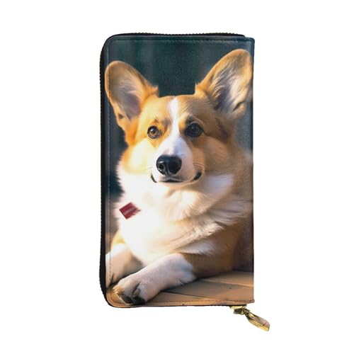 LKTPSKQRY Damen-Geldbörse, Leder, schmal, lang, Kartenhalter, Reißverschluss, Clutch, Smart Corgi, Reise-Geldbörse LKTPSKQRY Damen-Geldbörse, Leder, schmal, lang, Kartenhalter, Reißverschluss, Clutch, Smart Corgi, Reise-Geldbörse von LKTPSKQRY
