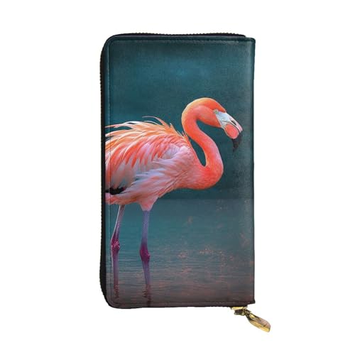 LKTPSKQRY Damen-Geldbörse, Leder, schmal, lang, Kartenhalter, Reißverschluss, Clutch, lebendiger Flamingo, Reisegeldbörse LKTPSKQRY Damen-Geldbörse, Leder, schmal, lang, Kartenhalter, Reißverschluss, Clutch, lebendiger Flamingo, Reisegeldbörse von LKTPSKQRY