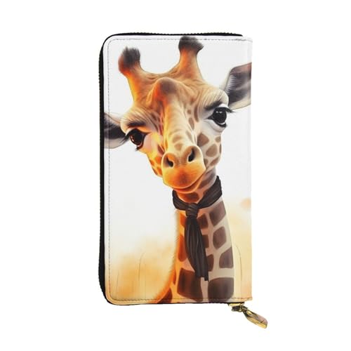 LKTPSKQRY Damen-Geldbörse, Leder, schmal, lang, Kartenhalter, Reißverschluss, Clutch, niedliche Giraffe, Reisegeldbörse LKTPSKQRY Damen-Geldbörse, Leder, schmal, lang, Kartenhalter, Reißverschluss, Clutch, niedliche Giraffe, Reisegeldbörse von LKTPSKQRY