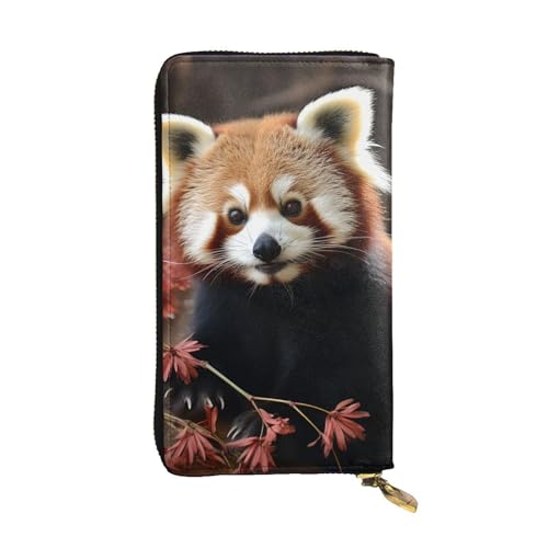 LKTPSKQRY Damen-Geldbörse, Leder, schmal, lang, Kartenhalter, Reißverschluss, Clutch, rot, Pandas, Reisegeldbörse LKTPSKQRY Damen-Geldbörse, Leder, schmal, lang, Kartenhalter, Reißverschluss, Clutch, rot, Pandas, Reisegeldbörse von LKTPSKQRY