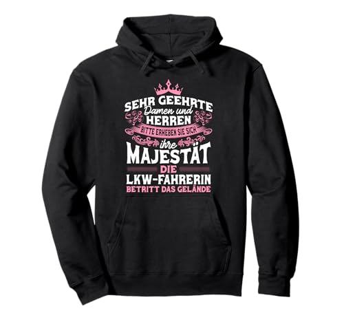 LKW Fahrerin Berufskraftfahrerin Truckerin Trucker Damen LKW Pullover Hoodie LKW Fahrerin Berufskraftfahrerin Truckerin Trucker Damen LKW Pullover Hoodie von LKW Fahrerin Geschenke LKW Fahrer Fernfahrer Truck