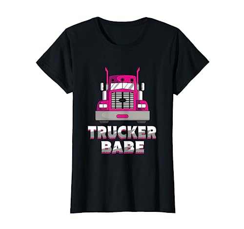 Trucker Babe LKW Fahrerin Kraftfahrerin Frauen Geschenk T-Shirt Trucker Babe LKW Fahrerin Kraftfahrerin Frauen Geschenk T-Shirt von LKW-Fahrerin Trucker Babe Geschenkideen