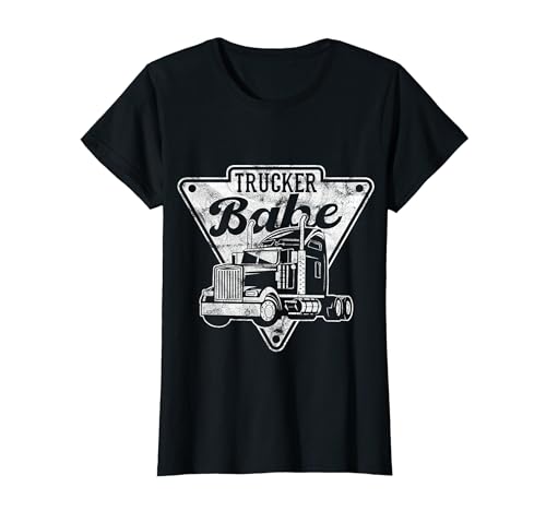 Einzigartiges Trucker Babe Geschenk Lkw-Fahrerin Frauen T-Shirt von LKW-Fahrerin und Truckerin Geschenk