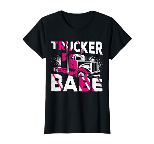 Einzigartiges Trucker Babe Geschenk Lkw-Fahrerin Frauen T-Shirt Einzigartiges Trucker Babe Geschenk Lkw-Fahrerin Frauen T-Shirt von LKW-Fahrerin und Truckerin Geschenk