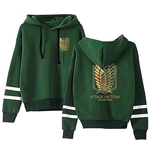 LKY STAR Anime Hoodie Pullover AOT Sweatshirts Cosplay Kostüm Langarm Kapuzenpullover für Männer und Frauen von LKY STAR
