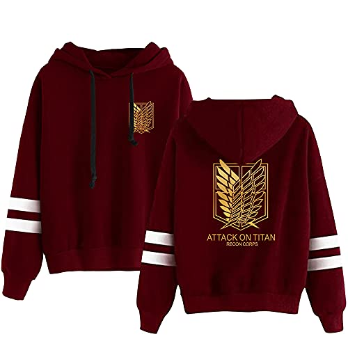 LKY STAR Anime Hoodie Pullover AOT Sweatshirts Cosplay Kostüm Langarm Kapuzenpullover für Männer und Frauen von LKY STAR