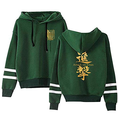 LKY STAR Anime Hoodie Pullover AOT Sweatshirts Cosplay Kostüm Langarm Kapuzenpullover für Männer und Frauen von LKY STAR