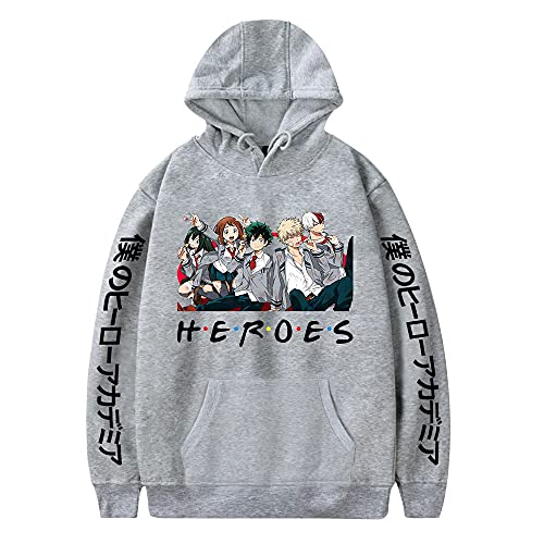 LKY STAR Anime Cosplay Hoody My Hero Academia Kapuzenpullover für Herren Damen MHA Casual Sweatshirt von LKY STAR