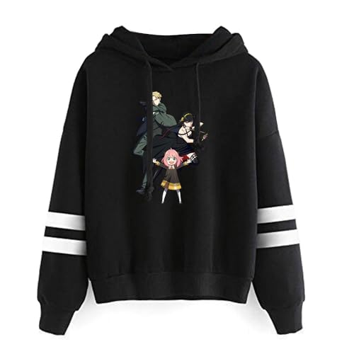 Anime Spy x Family Hoodie Anya Loid Yor Forger Cosplay Sweatshirt mit Langärmelig Casual Kapuzenpullover für Herren Damen von LKY STAR