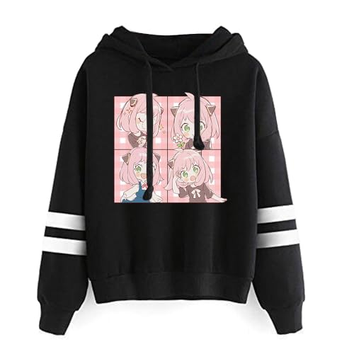 Anime Spy x Family Hoodie Anya Loid Yor Forger Cosplay Sweatshirt mit Langärmelig Casual Kapuzenpullover für Herren Damen von LKY STAR