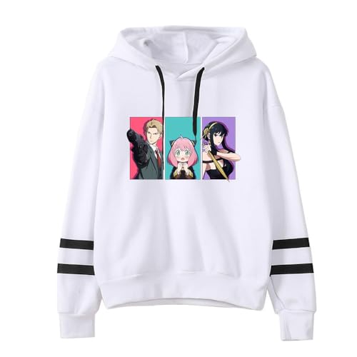 Anime Spy x Family Hoodie Anya Loid Yor Forger Cosplay Sweatshirt mit Langärmelig Casual Kapuzenpullover für Herren Damen von LKY STAR