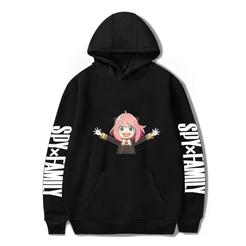 Anime Spy x Family Kapuzenpullover für Jungen Mädchen Anya Loid Yor Forger Casual Sweatshirt Cosplay Hoody von LKY STAR