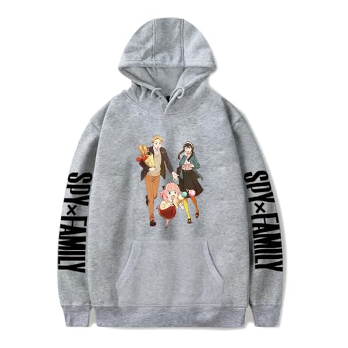 Anime Spy x Family Kapuzenpullover für Jungen Mädchen Anya Loid Yor Forger Casual Sweatshirt Cosplay Hoody von LKY STAR