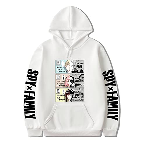 Anime Spy x Family Merch Unisex Sweatshirt Anya Loid Yor Forger Cosplay Hoody Kapuzenpullover für Herren Damen von LKY STAR