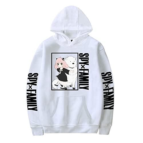 LKY STAR Anime Spy x Family Merch Unisex Sweatshirt Anya Loid Yor Forger Cosplay Hoody Kapuzenpullover für Herren Damen von LKY STAR