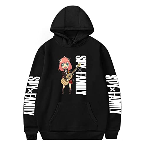 LKY STAR Anime Spy x Family Merch Unisex Sweatshirt Anya Loid Yor Forger Cosplay Hoody Kapuzenpullover für Herren Damen von LKY STAR