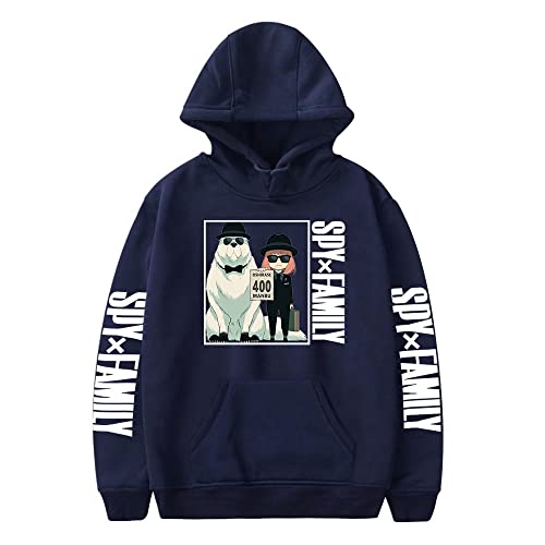 Anime Spy x Family Merch Unisex Sweatshirt Anya Loid Yor Forger Cosplay Hoody Kapuzenpullover für Herren Damen von LKY STAR