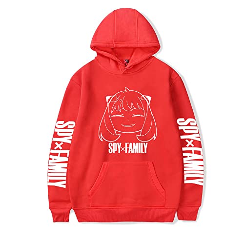 LKY STAR Anime Spy x Family Merch Unisex Sweatshirt Anya Loid Yor Forger Cosplay Hoody Kapuzenpullover für Herren Damen von LKY STAR