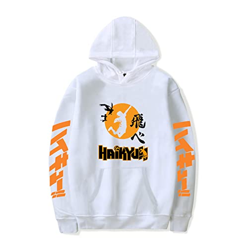 LKY STAR Haikyuu Merch Sweatshirt für Jungen Mädchen Anime Karasuno Hoodie Herren Damen Cosplay Kapuzenpullover XXS-4XL von LKY STAR