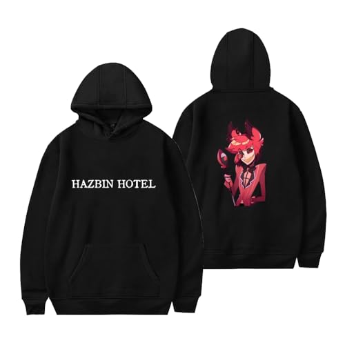 LKY STAR Hazbin Hotel Hoodie Charlie Morningstar Vaggie Cosplay Sweatshirt mit Langärmelig Casual Kapuzenpullover für Herren Damen von LKY STAR