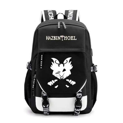 LKY STAR Hazbin Hotel Merch Leichtgewichtig Rucksack Canvas Schultasche Laptop Schultasche Freizeitrucksack for Mädchen Damen LKY STAR Hazbin Hotel Merch Leichtgewichtig Rucksack Canvas Schultasche Laptop Schultasche Freizeitrucksack for Mädchen Damen von LKY STAR
