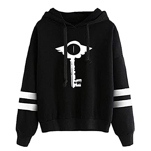 LKY STAR Herren Damen Hazbin Hotel Sweatshirt Anime Cosplay Hoody Charlie Morningstar Vaggie Pullover Casual Langarm Jacket von LKY STAR