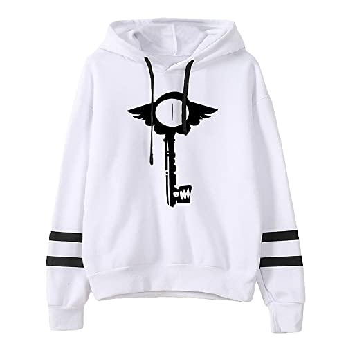 LKY STAR Herren Damen Hazbin Hotel Sweatshirt Anime Cosplay Hoody Charlie Morningstar Vaggie Pullover Casual Langarm Jacket LKY STAR Herren Damen Hazbin Hotel Sweatshirt Anime Cosplay Hoody Charlie Morningstar Vaggie Pullover Casual Langarm Jacket von LKY STAR